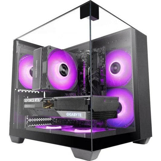 ATX Semi-tower Box Mars Gaming MCVISIONM Black-0